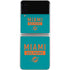 NFL Miami Dolphins Teal Performance Series Galaxy Z Flip4 5G Skin
